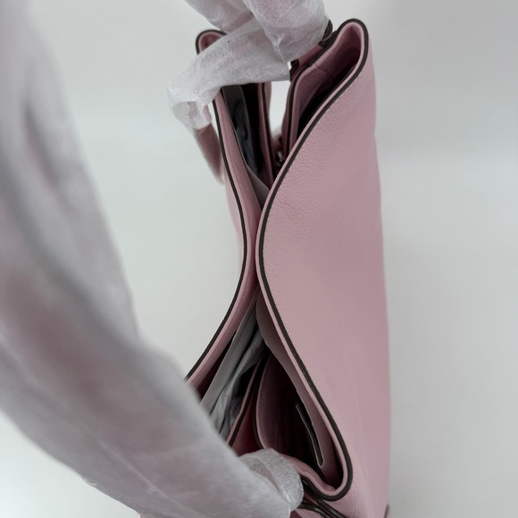 Coach Pebbled Leather Edie 31 Shoulder Bag SV PETAL Pink โ NWT 36464 - Picture 13 of 14